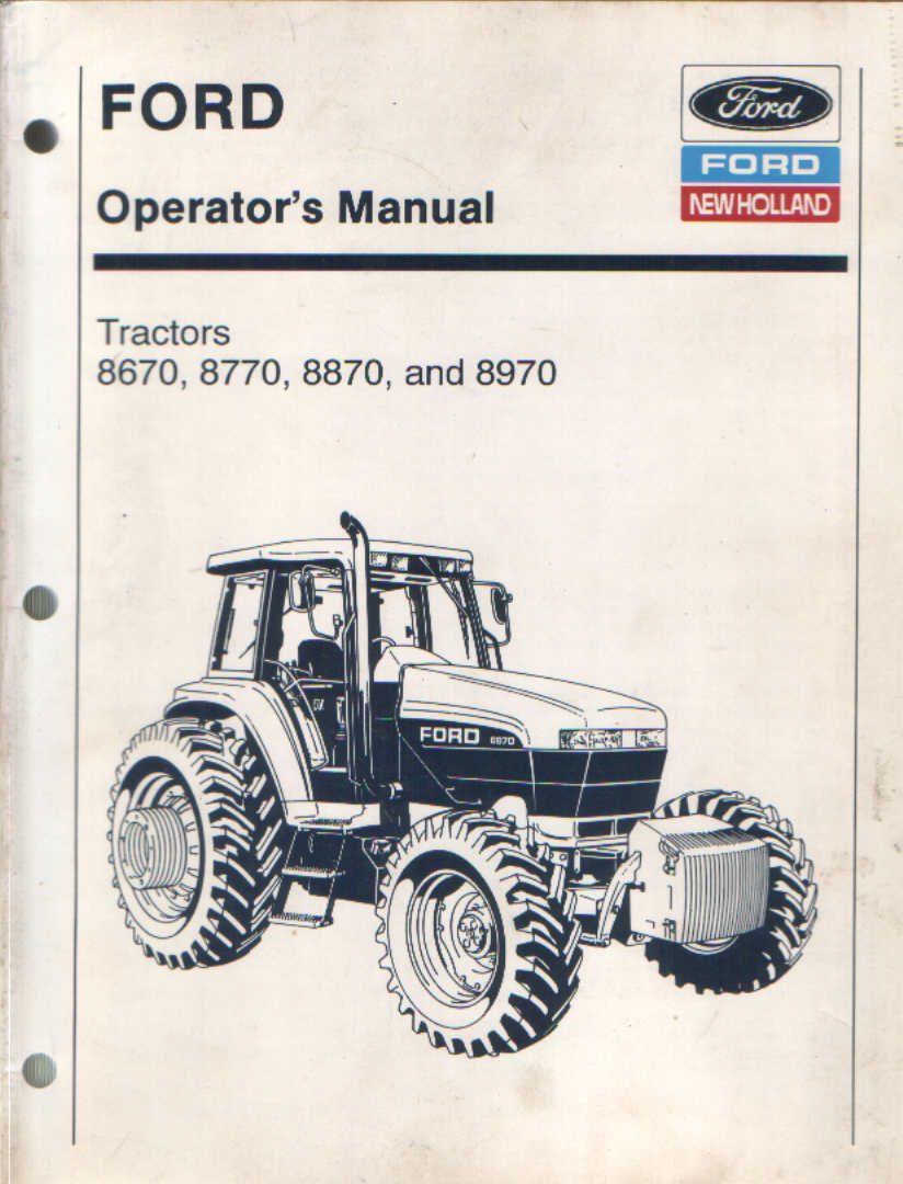 Ford 8970 Service Manual